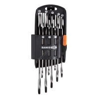 Zestaw kluczy płaskich, dwustronnych, metrycznych 6-22 mm BAHCO 6M/SH8