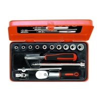 Zestaw narzędzi 1/4" w metalowej skrzynce BAHCO 6719SM