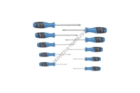 Wkrętaki  2163 BTX-010 Gedore, Zestaw 10 elementów 1482335