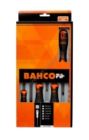 Wkrętaki płaskie i PH, Zestaw wkrętaków 6 sztuk BAHCO FIT B219.006
