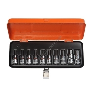 Zestaw 10 nasadek 1/2" z końcówkami imbusowymi BAHCO 7809M/10