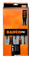 Wkrętaki TORX z bolcem, Zestaw wkrętaków 5 sztuk TR10-TR30 BAHCO FIT B219.035